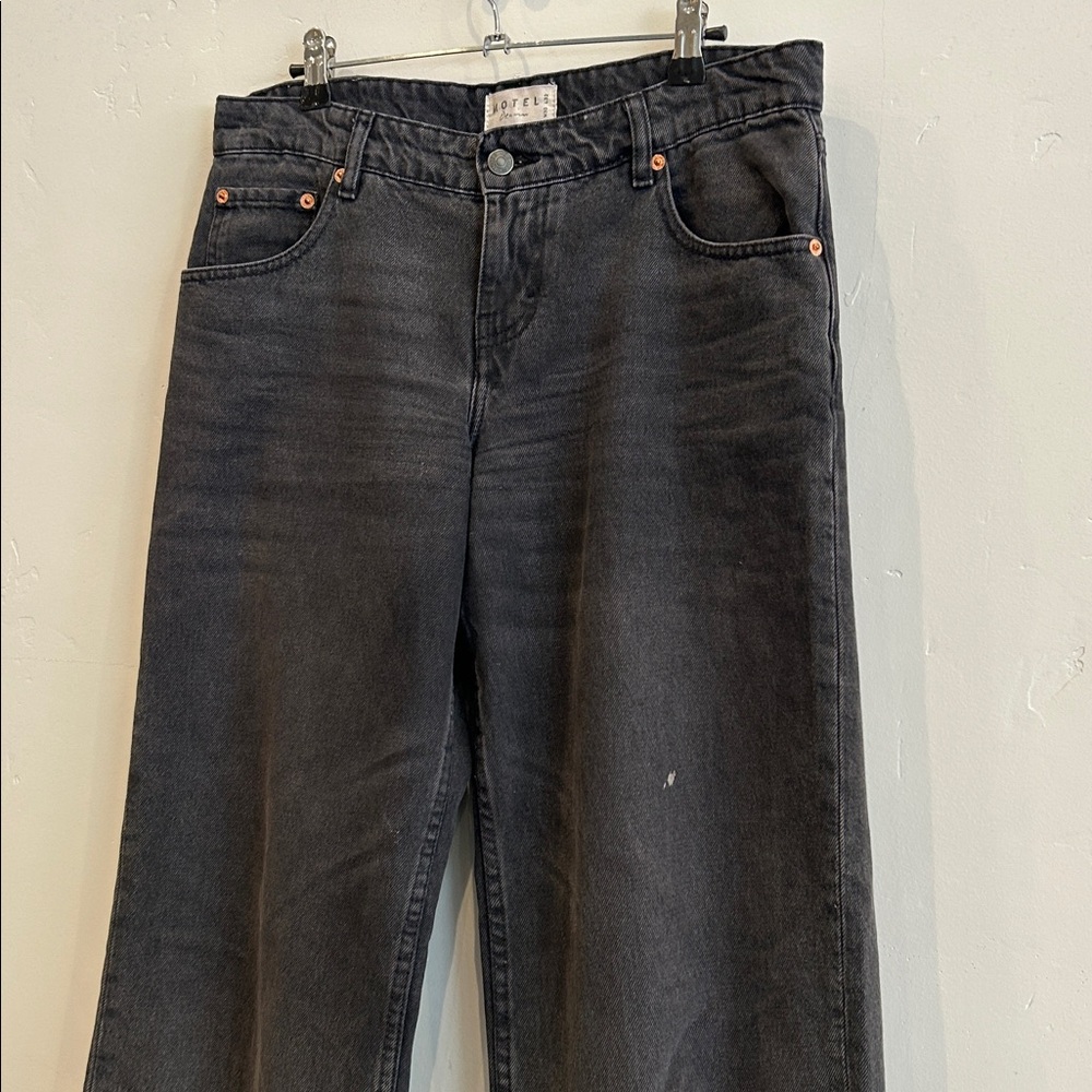 Motel Denim Wide Leg Jeans - Picture 5 of 12